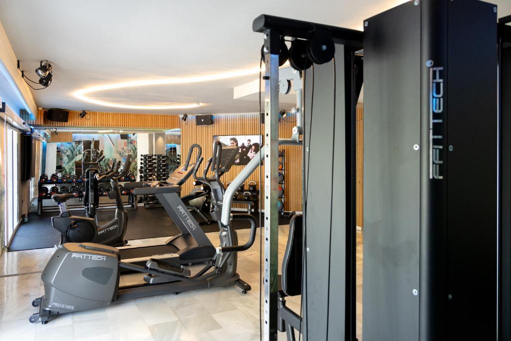 Fitness centrum a/nebo fitness zařízení v ubytování Sotavento Club Apartments - Adults Only