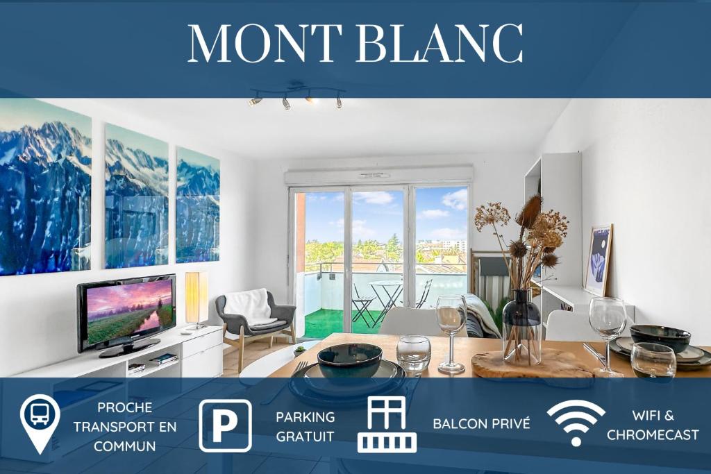 HOMEY MONT BLANC - Parking gratuit / Balcon privé / Wifi et Chromecast /  Bibliothèque, Annemasse – Tarifs 2024