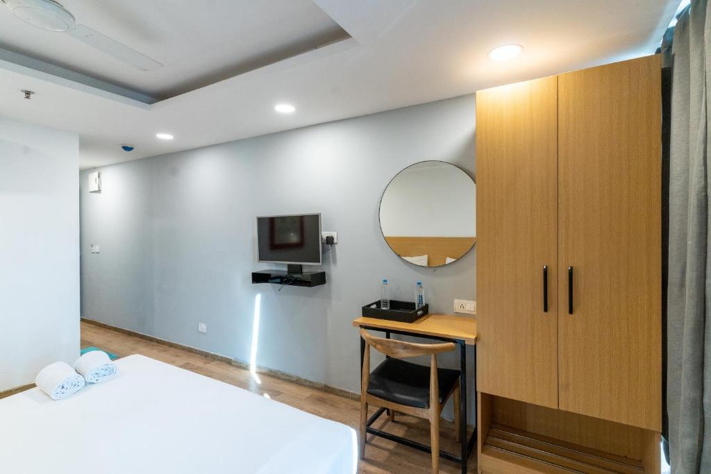 Postel nebo postele na pokoji v ubytování Hotel Sunflare