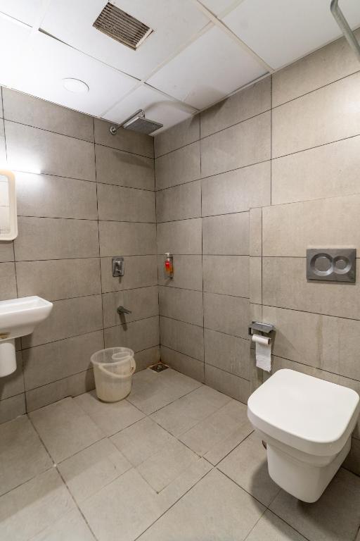 Koupelna v ubytování Hotel Sunflare