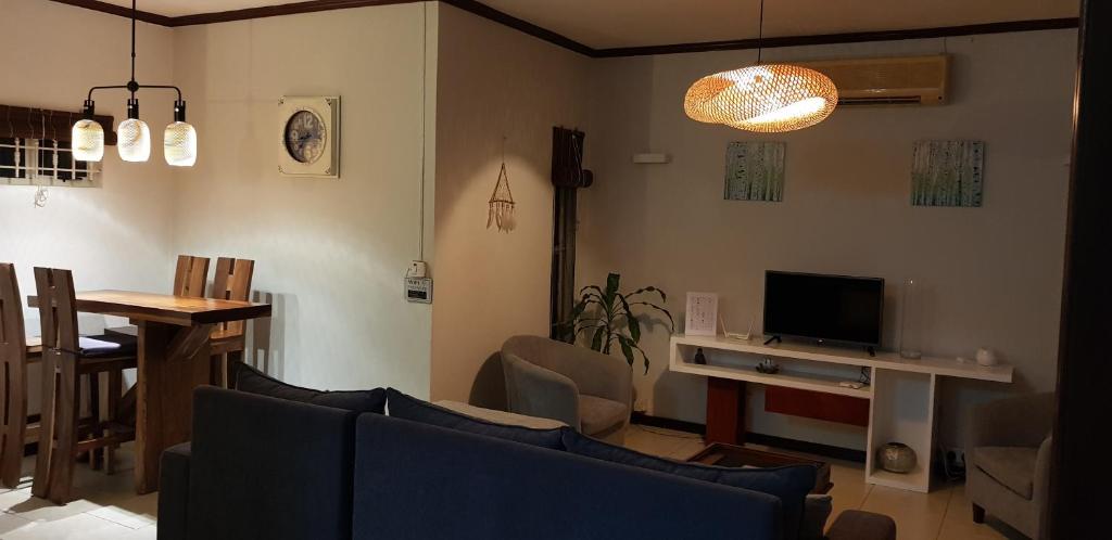 TV a/nebo společenská místnost v ubytování Casa JEM