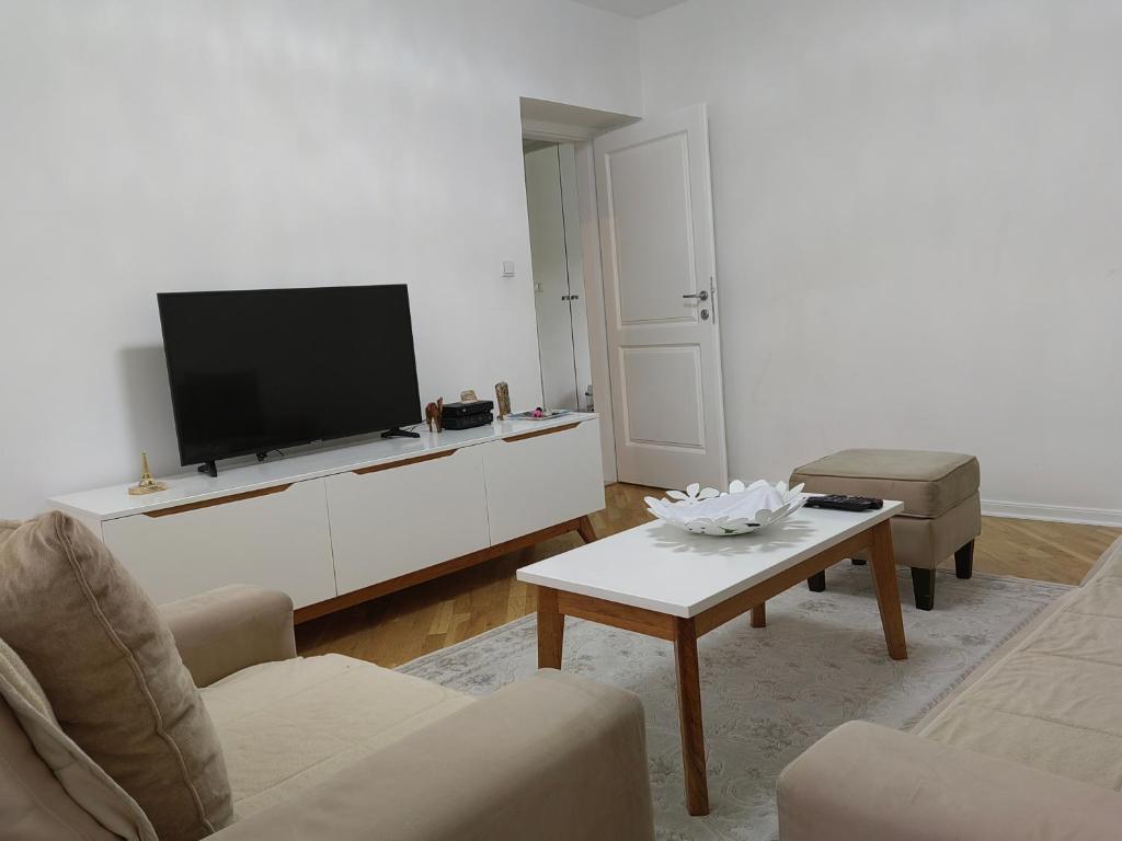 TV a/nebo společenská místnost v ubytování Sara