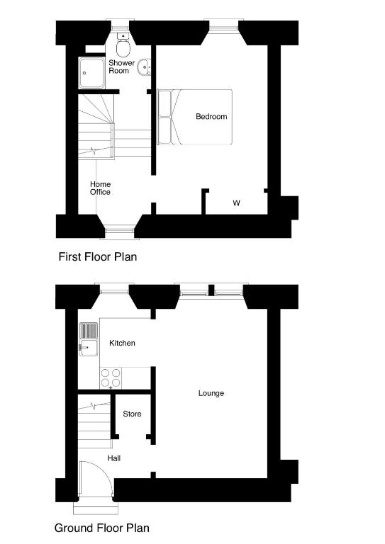 Půdorys ubytování Bees Townhouse- Cupar