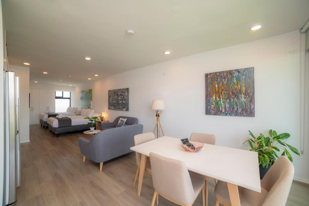 Posezení v ubytování BEE Suites San José - Escalante