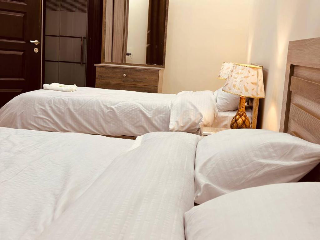 Postel nebo postele na pokoji v ubytování Dream house hotel jerash