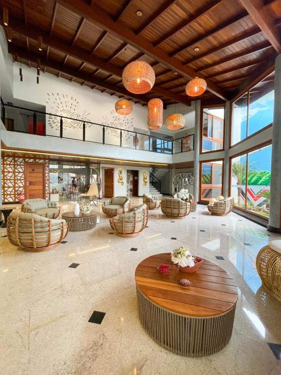 Posezení v ubytování Principe do Mutá Hotel Design