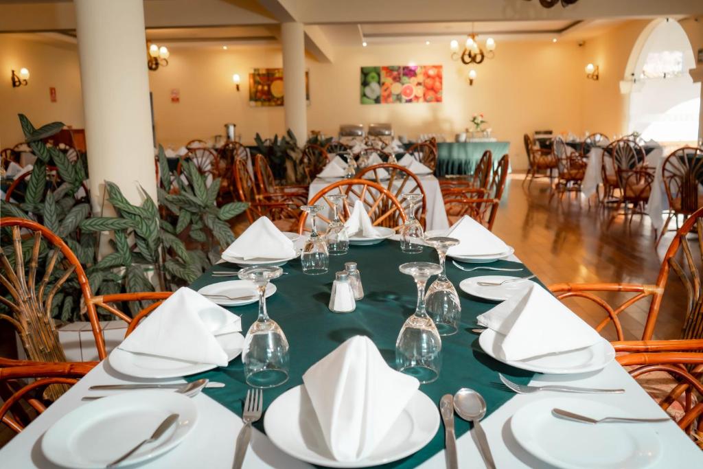 Restaurace v ubytování Hotel Agustos Urubamba