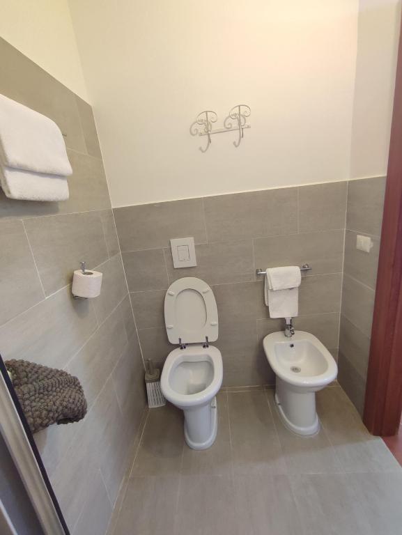 Koupelna v ubytování B&B Villa Nicoletta