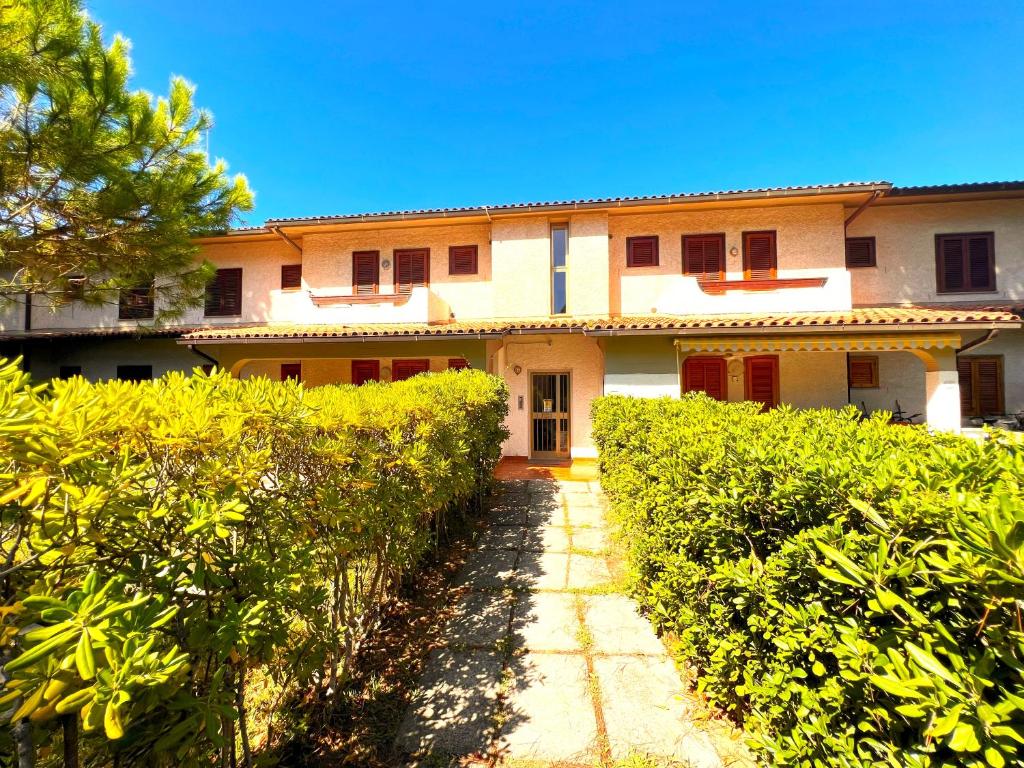 Zahrada ubytování Residence Delfini