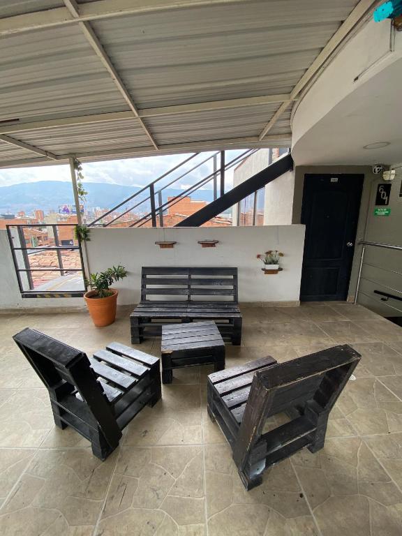 Posezení v ubytování 33 Hotel Bulerias