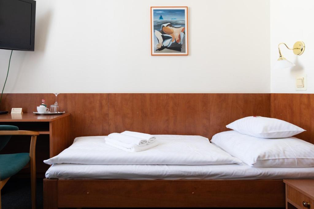 Posteľ alebo postele v izbe v ubytovaní Hotel Polana