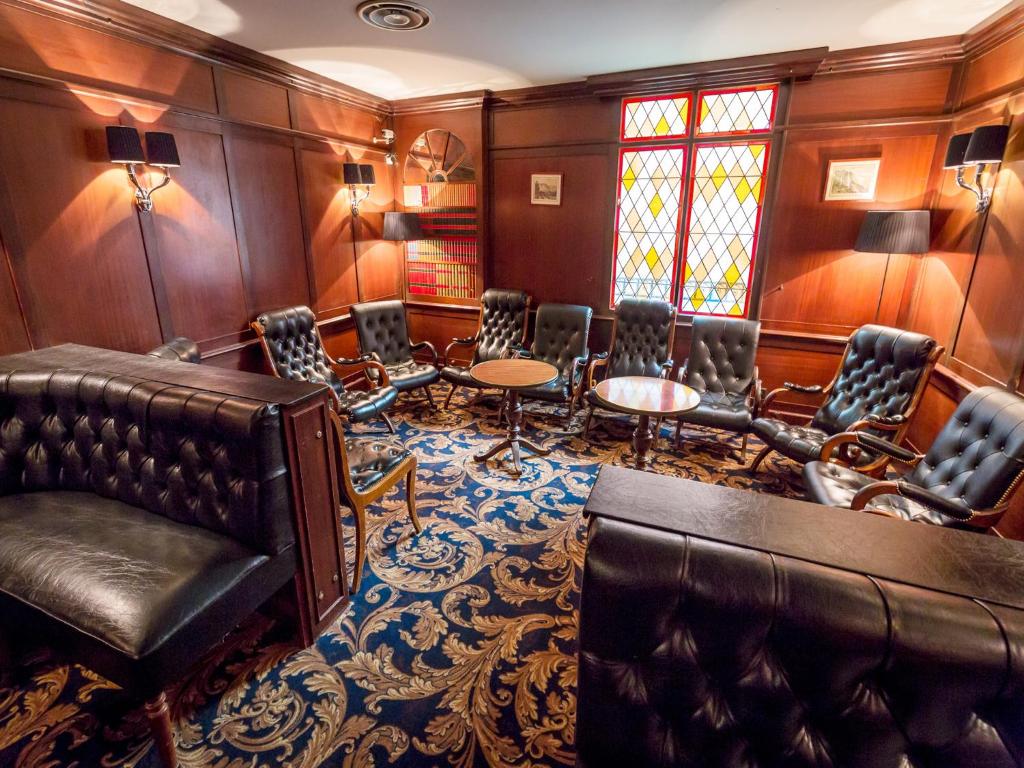 Posezení v ubytování Hôtel Irlande