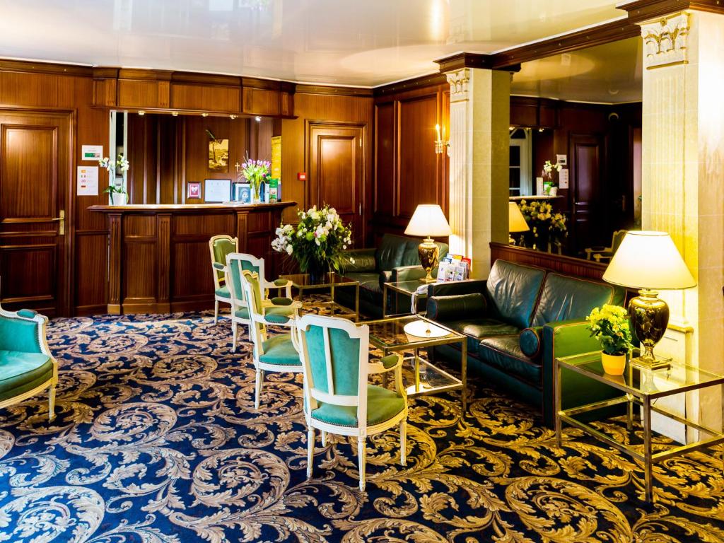 Posezení v ubytování Hôtel Irlande