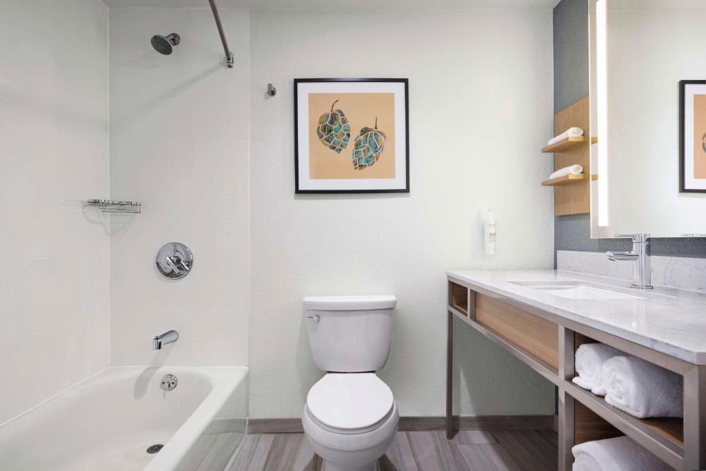 Koupelna v ubytování Hilton Garden Inn Fort Collins
