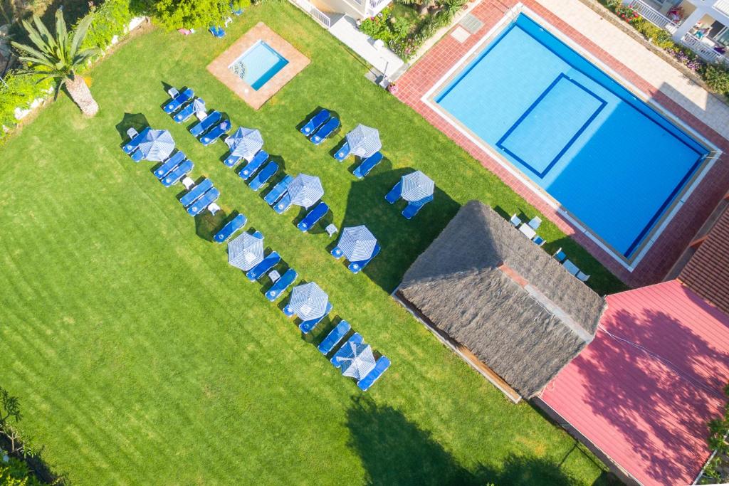 Zahrada ubytování Evelin Hotel