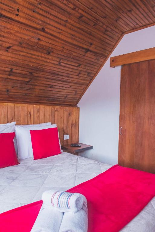 Postel nebo postele na pokoji v ubytování Chales Boa Vista