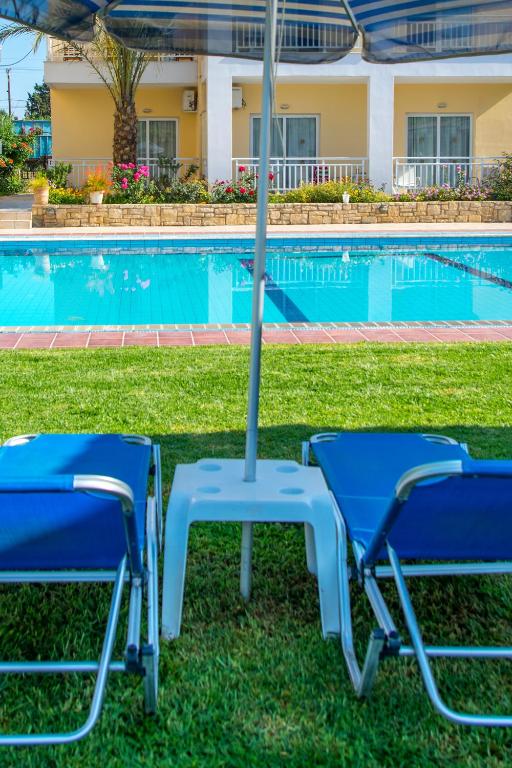 Bazén v ubytování Evelin Hotel nebo v jeho okolí