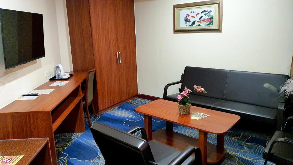 Posezení v ubytování 456 Hotel