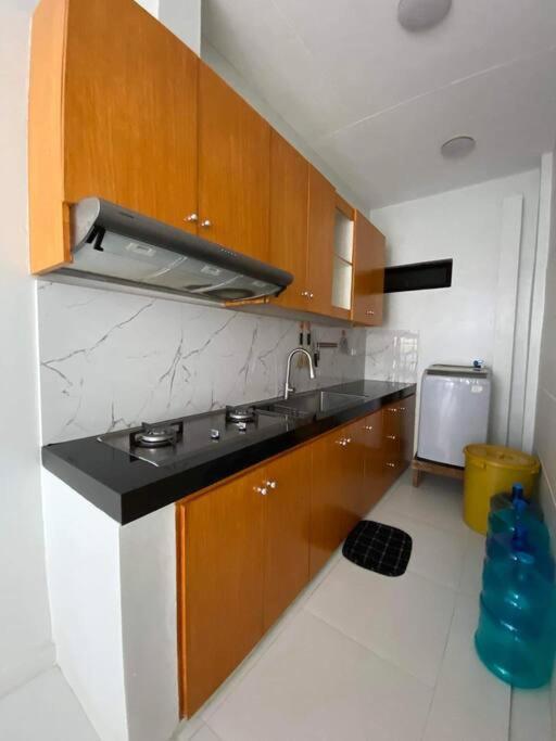 Kuchyň nebo kuchyňský kout v ubytování Sunset House