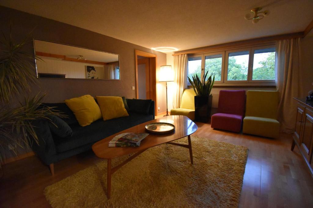 Posezení v ubytování Bonis 2,5 Zimmer Ferienwohnung