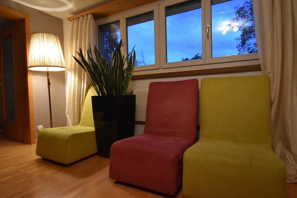Posezení v ubytování Bonis 2,5 Zimmer Ferienwohnung
