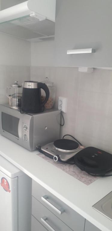Kuchyň nebo kuchyňský kout v ubytování Lily's studio
