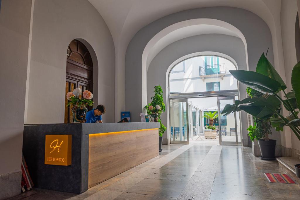 Vstupní hala nebo recepce v ubytování Historico Loft & Rooms Palazzo Adragna XIX