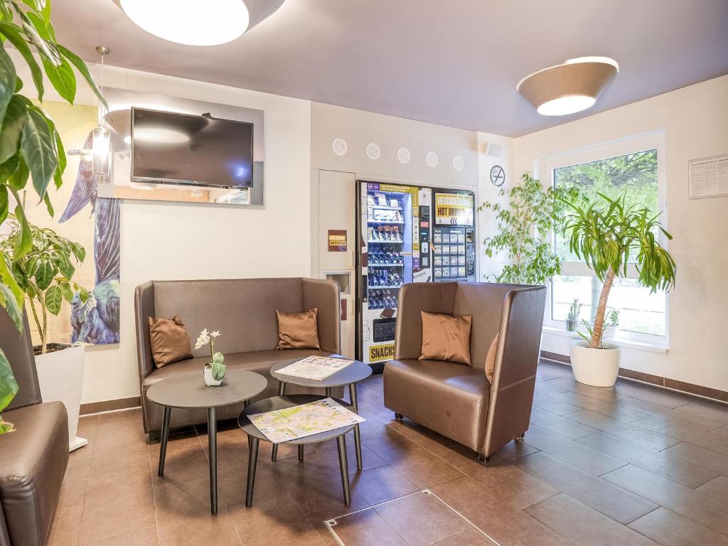 Posezení v ubytování B&B Hotel Stuttgart-Vaihingen