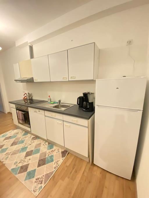 Kuchyň nebo kuchyňský kout v ubytování Family-friendly House in Vienna's Suburbs!