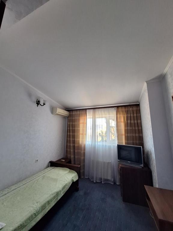 Postel nebo postele na pokoji v ubytování Барселона