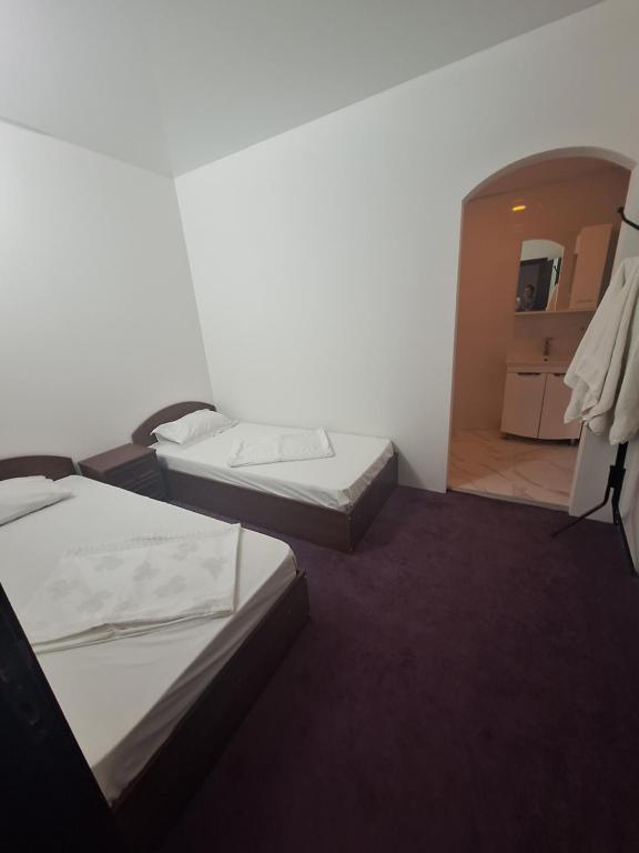 Postel nebo postele na pokoji v ubytování Барселона