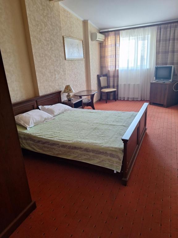 Postel nebo postele na pokoji v ubytování Барселона