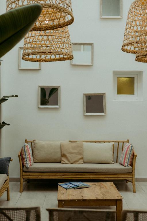Posezení v ubytování Apartamentos Es Caló