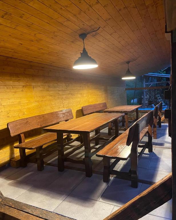 Restaurace v ubytování Chata Vápenná