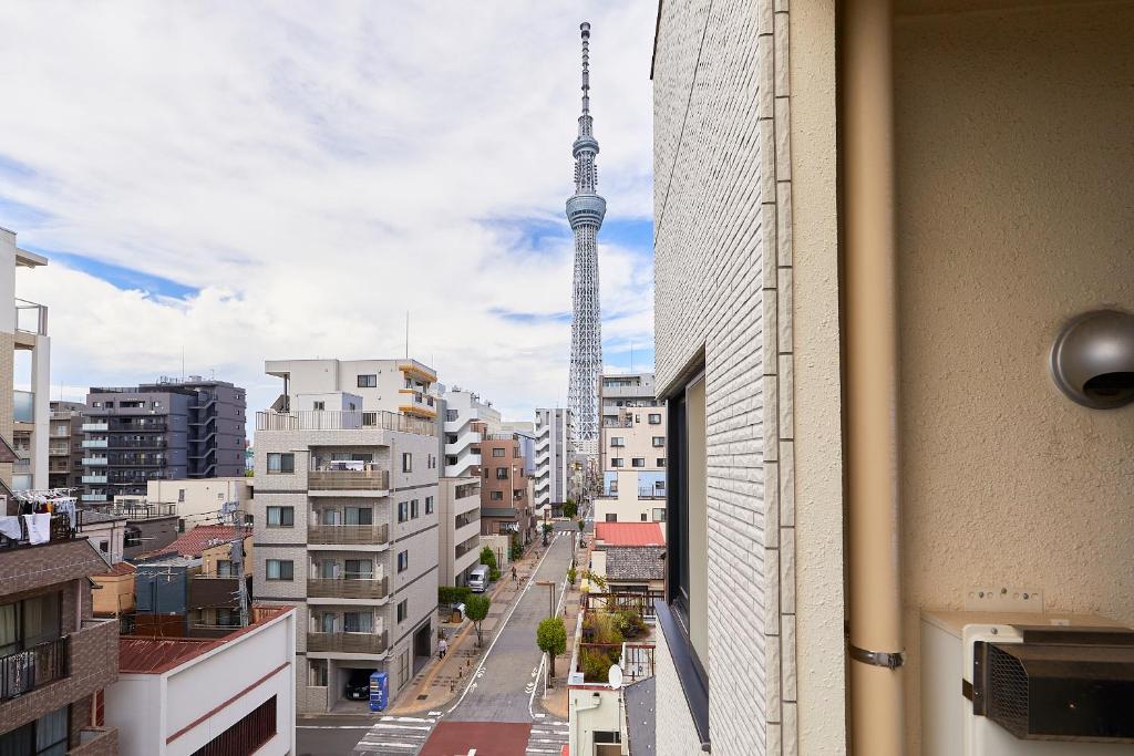 Nespecifikovaný výhled na destinaci Tokio nebo výhled na město při pohledu z apartmánu
