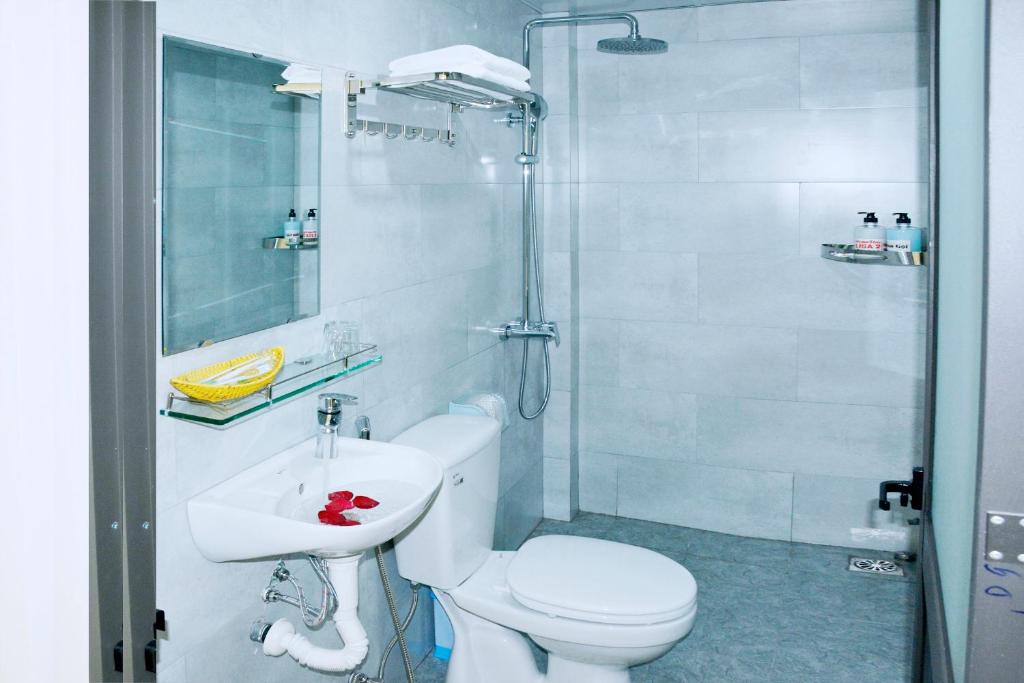 Koupelna v ubytování Lisa homestay 2