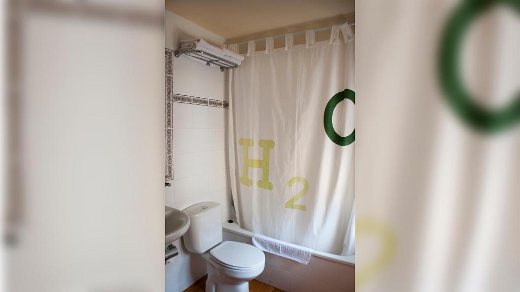 Koupelna v ubytování Hotel A Nieu