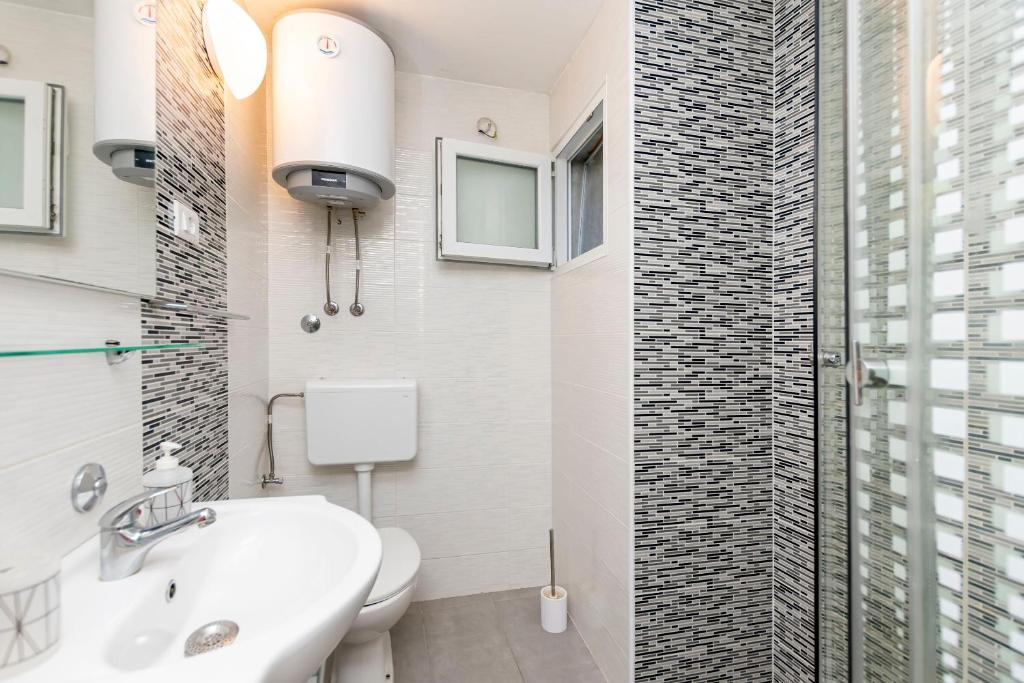 Koupelna v ubytování Apartment Marica