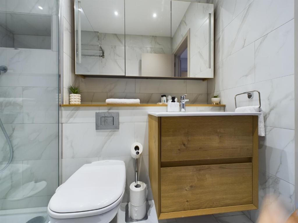 Koupelna v ubytování Luxury 2bedroom City Centre Leisure & Business Stay