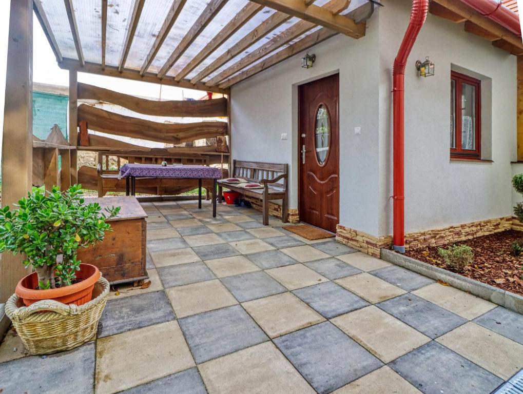 Balkón nebo terasa v ubytování Nyírfa-Lak Apartman