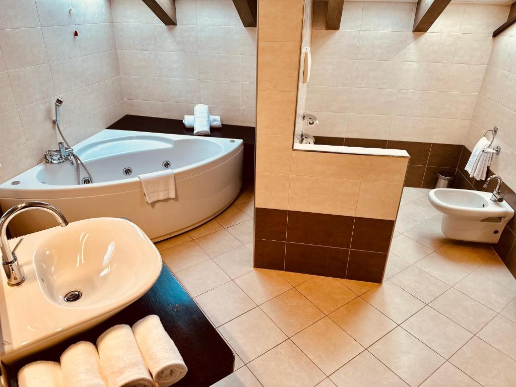 Koupelna v ubytování Hotel Malpensa INN Aereoporto