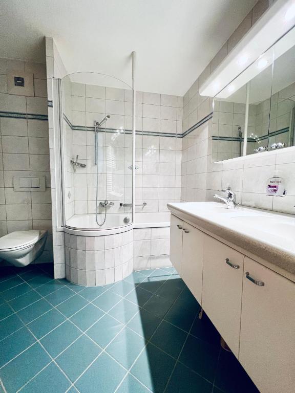 Koupelna v ubytování Haus Alpina - CharmingStay