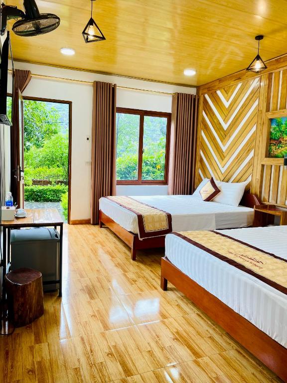 Trang An Memory Homestay - Salle Familiale Avec Vue Sur La Montagne