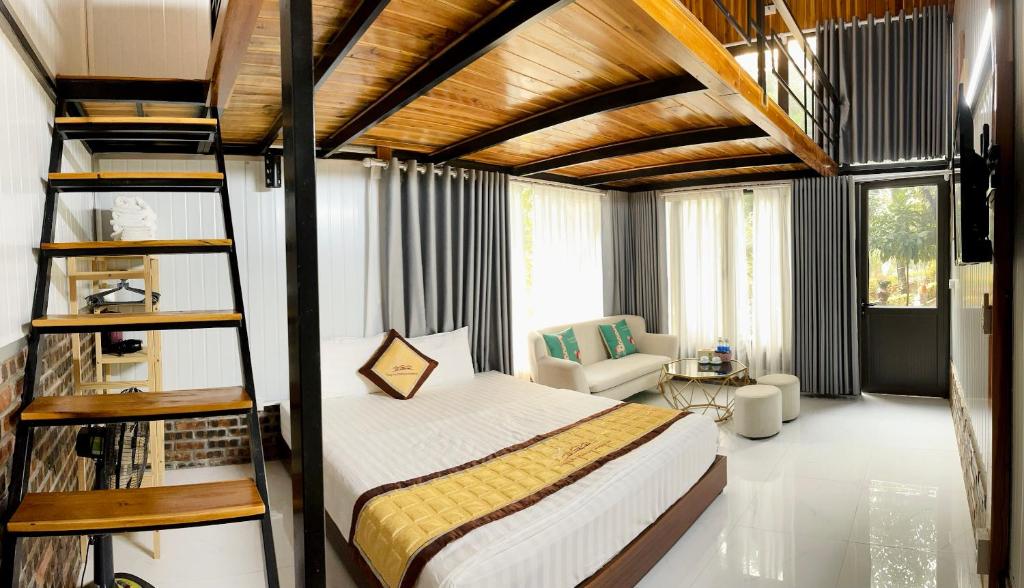 Trang An Memory Homestay - Salle Familiale Avec Vue Sur Le Lac
