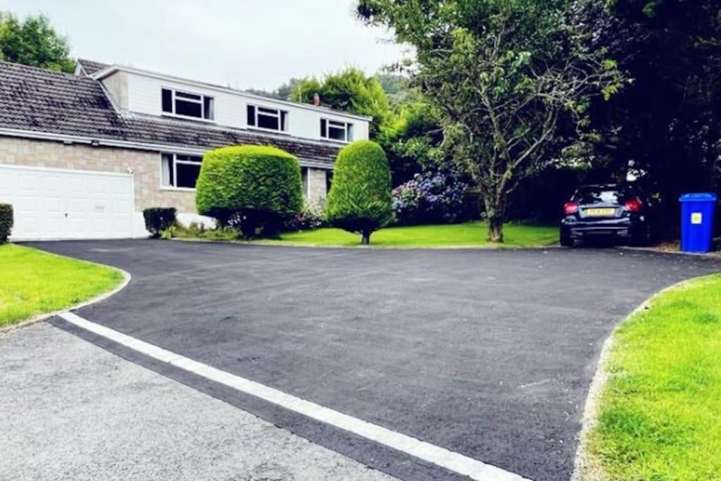 a parking lot in front of a house at Number Fifty-Six Ramsey Villa in Ramsey