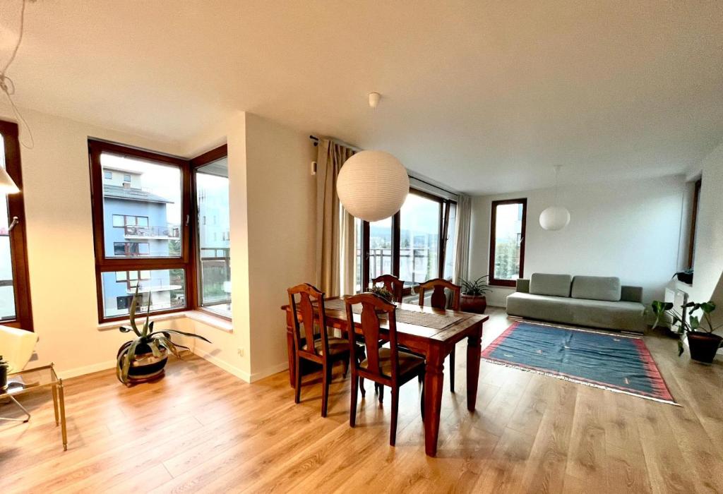 Posezení v ubytování Apartament Gdański Słoneczny Nr 34