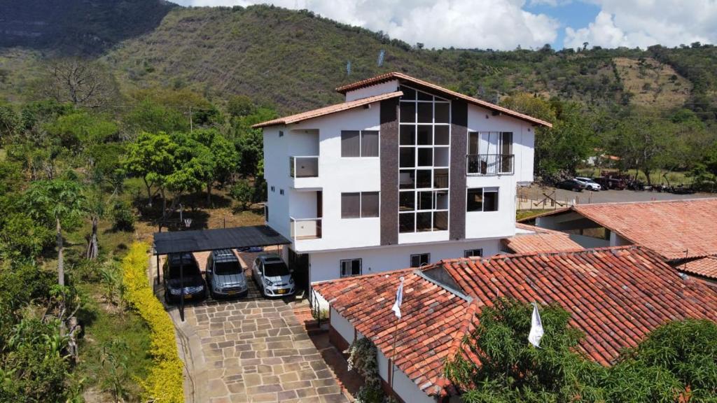 Nespecifikovaný výhled na hory nebo výhled na hory při pohledu z apartmánu