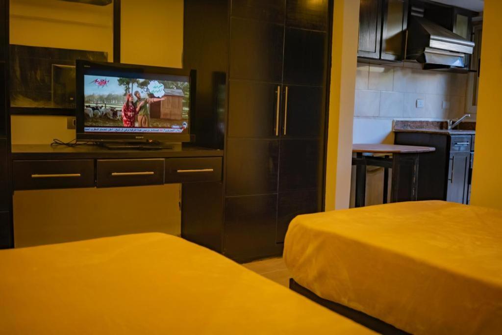 TV a/nebo společenská místnost v ubytování Villa Silia