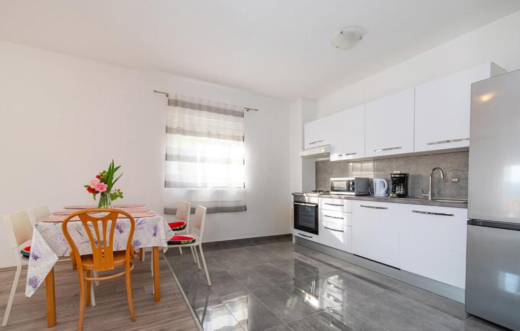 Kuchyňa alebo kuchynka v ubytovaní Apartman - Starigrad Paklenica-Rovanjska, Zadarska