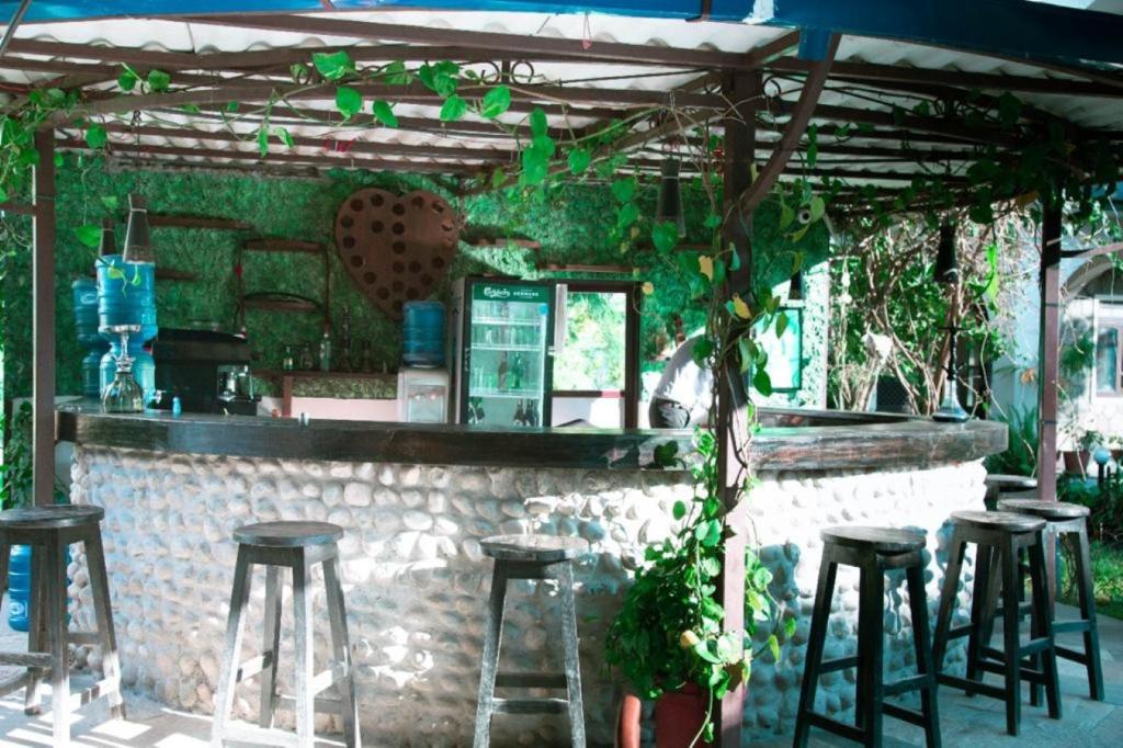 Restaurace v ubytování Taj Residency Pokhara